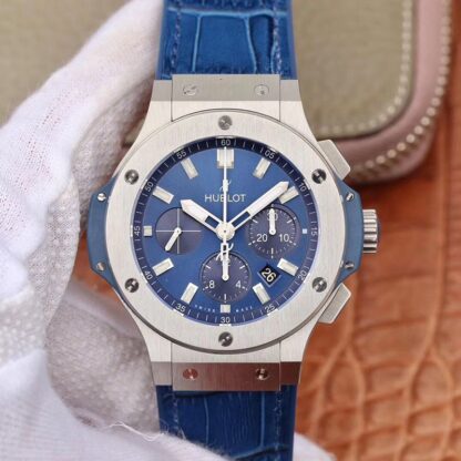 AAA Replica Hublot Big Bang Chronograph 301.SX.7170.LR V6 Factory Blue Ceramic Mens Watch