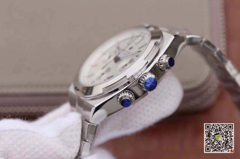 AAA JH Factory Replica Vacheron Constantin Overseas Chronograph 5500V/110A-B075 Steel Strap Mens Watch