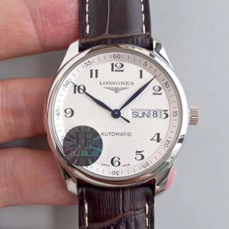 AAA Replica Longines Master Collection Day Date L2.755.4.78.3 JF Factory Mens Watch