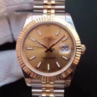 AAA Replica Rolex Datejust 126333 41mm Champagne Dial Mens Watch