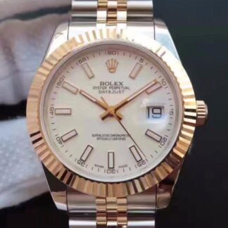 AAA Replica Rolex Datejust 126333-006 White Dial Mens Watch