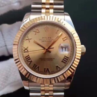 AAA Replica Rolex Datejust 126333-007 Gold Wrapped Dial Mens Watch