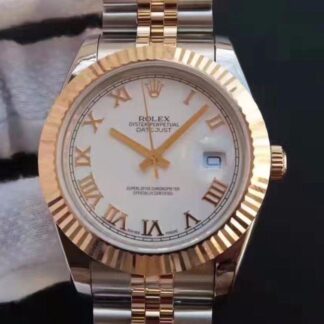 AAA Replica Rolex Datejust 126333-006 White Dial Mens Watch