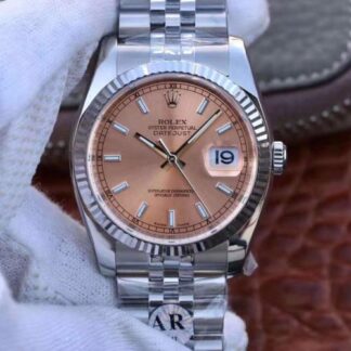 AAA Replica Rolex Datejust 116234-0090 AR Factory Champagne Dial Mens Watch