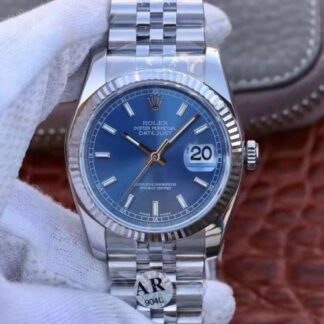 AAA Replica Rolex Datejust M126334-0002 AR Factory Blue Dial Mens Watch