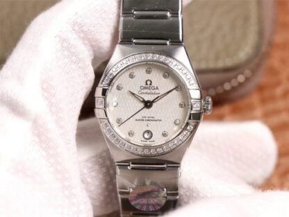 AAA Replica Omega Constellation Co-Axial Master Chronometer 29MM 3S Factory 131.15.29.20.52.001 Ladies Watch