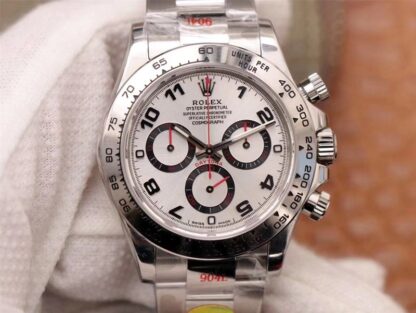 AAA Replica Rolex Daytona 116509-78599 Noob Factory White Dial Mens Watch