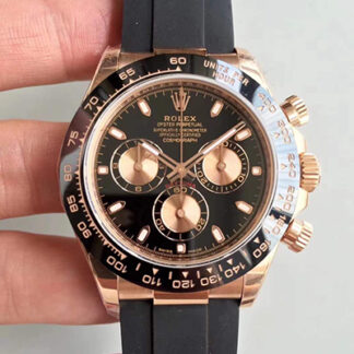AAA Replica Rolex Daytona Cosmograph 116515LN Noob Factory Black Dial Mens Watch
