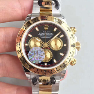 AAA Replica Rolex Daytona Cosmograph 116503 JF Factory Black Dial Mens Watch