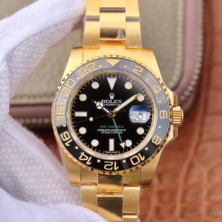 AAA Replica Rolex GMT Master II 116718 EW Factory Black Dial Mens Watch