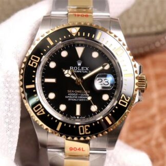 AAA Replica Rolex Sea Dweller M126603 V3 GM Factory Rose Gold Black Dial Mens Watch