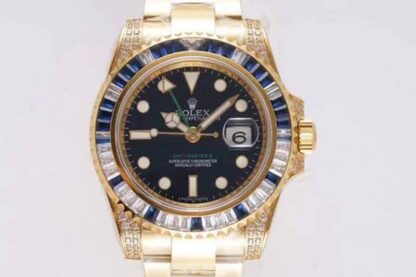 AAA Replica Rolex GMT Master II 116758 SAru ROF Factory Blue White Mens Watch | aaareplicawatches.is
