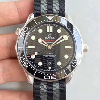 AAA Replica Omega Seamaster Diver 300M Baselworld 2018 210.30.42.20.01.001 VS Factory Black Dial Mens Watch