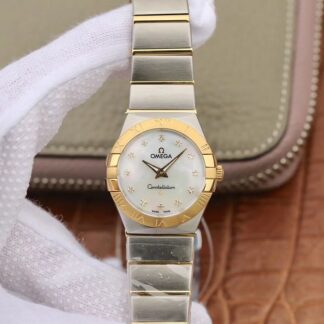 AAA Replica Omega Constellation 1371.71.00 TW Factory White Mother-Of-Pearl Dial Ladies Watch