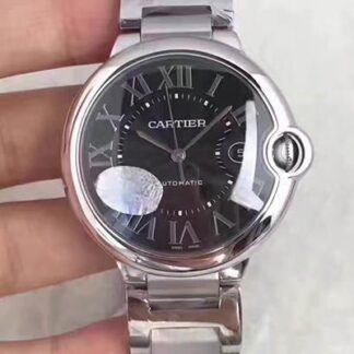 AAA Replica Cartier Ballon Bleu 42MM W6920042 V6 Factory Black Dial Mens Watch