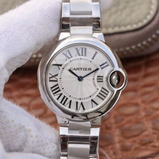 AAA Replica Ballon Bleu De Cartier V6 Factory Silver Dial Ladies Watch