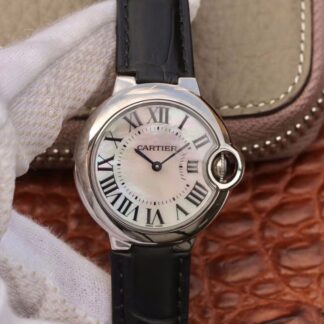 AAA Replica Ballon Bleu De Cartier V6 Factory White Dial Ladies Watch