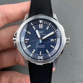 AAA Replica IWC Aquatimer Jacques Yves IW329005 V6 Factory Blue Dial Mens Watch