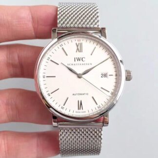 AAA Replica IWC Portofino Automatic IW356505 MKS Factory White Dial Mens Watch