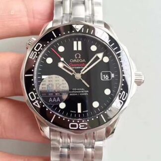 AAA Replica Omega Seamaster Diver 300M Co-Axial 41MM 212.30.41.20.01.003 MKS Factory Black Dial Mens Watch