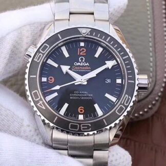 AAA Replica Omega Seamaster Planet Ocean 600M 45.5MM 232.30.46.21.01.003 OM Factory Black Dial Mens Watch