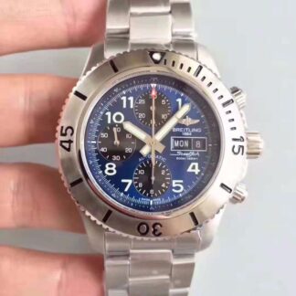 AAA Replica Breitling Superocean Chronograph Steelfish A13341C3/C893 GF Factory Blue Dial Mens Watch