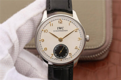 AAA Replica IWC Portuguese IW545405 ZF Factory Black Strap Mens Watch
