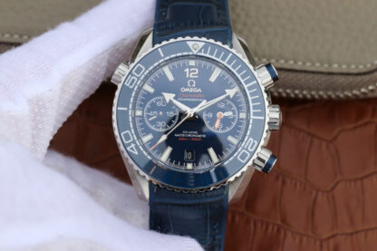 AAA Replica Omega Seamaster Ocean Planet 600M 215.33.46.51.03.001 OM Factory Blue Dial Mens Watch