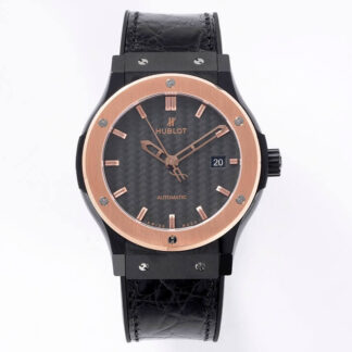 AAA Replica GSF Hublot Classic Fusion 542.CO.1780.RX GS Factory Rose Gold Black Dial Mens Watch