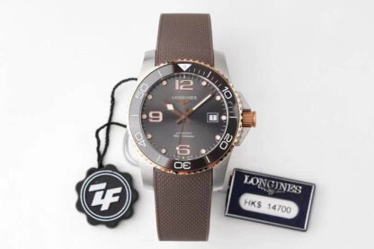 AAA Replica Longines Concas L3.781.3.78.9 ZF Factory Brown Strap Mens Watch