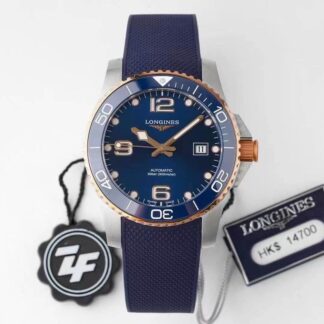 AAA Replica Longines Concas L3.781.3.98.9 ZF Factory Blue Dial Mens Watch