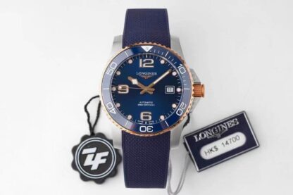 AAA Replica Longines Concas L3.781.3.98.9 ZF Factory Blue Dial Mens Watch