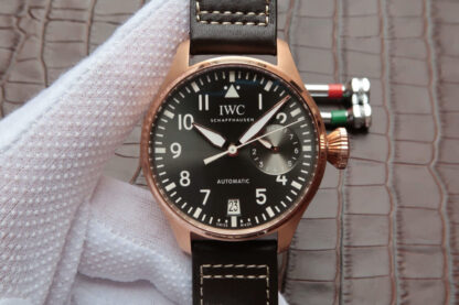 AAA Replica IWC Big Pilot IW500901 ZF Factory Rose Gold Case Mens Watch