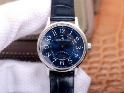 AAA Replica Jaeger LeCoultre Rendez Vous 3468480 MG Factory Stainless Steel Blue Dial Ladies Watch