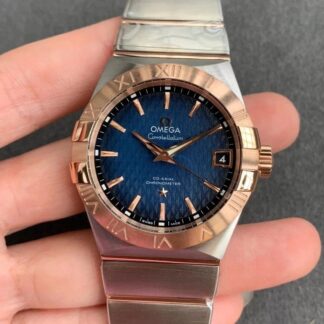 AAA Replica Omega Constellation 123.20.38.21.03.001 VS Factory Rose Gold Mens Watch