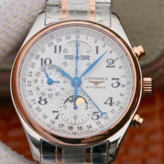 AAA Replica Longines Conquest Classic L27735787 GS Factory Rose Gold White Dial Mens Watch
