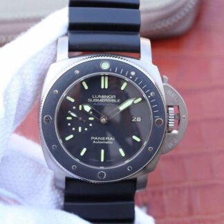 AAA Replica Panerai Luminor Submersible PAM389 VS factory Swiss ETA P9000 Black Dial Mens Watch