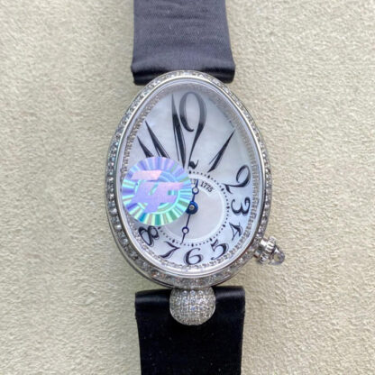 AAA Replica Breguet Reine De Naples 8928BB/5W/944/DD0D3L ZF Factory Diamond White Dial Ladies Watch