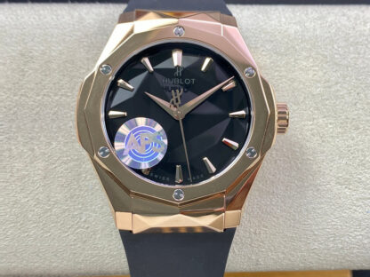 AAA Replica Hublot Classic Fusion 550.OS.1800.RX.ORL19 APS Factory Rose Gold Case Mens Watch