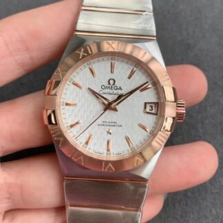 AAA Replica Omega Constellation 123.20.38.21.02.007 VS Factory Rose Gold Mens Watch