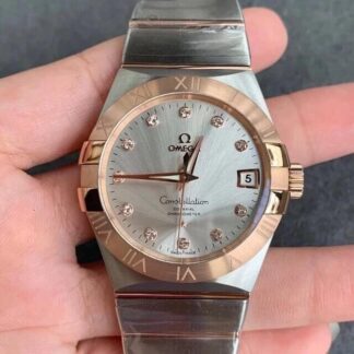 AAA Replica Omega Constellation 123.20.38.21.52.001 VS Factory Rose Gold Mens Watch