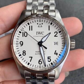 AAA Replica IWC Pilot IW327012 V7 Factory Stainless Steel White Dial Mens Watch