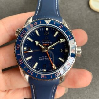 AAA Replica Omega Seamaster 232.32.44.22.03.001 VS Factory Blue Strap Mens Watch