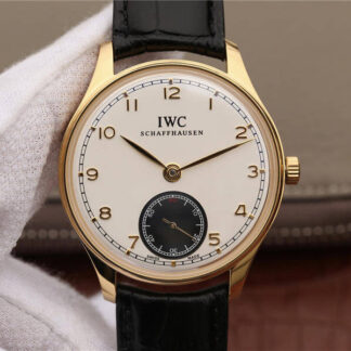 AAA Replica IWC Portuguese IW545408 ZF Factory Yellow Gold White Dial Mens Watch