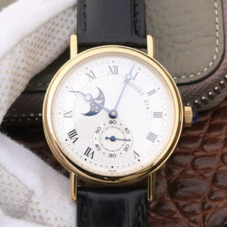 AAA Replica Breguet Classique Moonphase 4396 White Dial Mens Watch