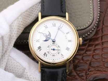 AAA Replica Breguet Classique Moonphase 4396 White Dial Mens Watch