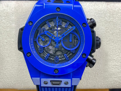AAA Replica Hublot BIG BANG Unico 411.ES.5119.RX ZF Factory Blue Ceramic Case Mens Watch