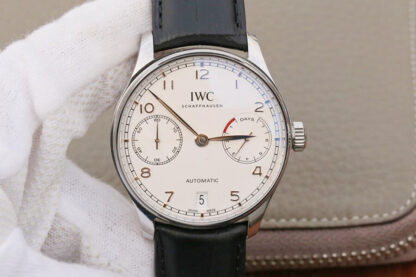 AAA Replica IWC Portugieser IW500704 ZF Factory Stainless Steel White Dial Mens Watch