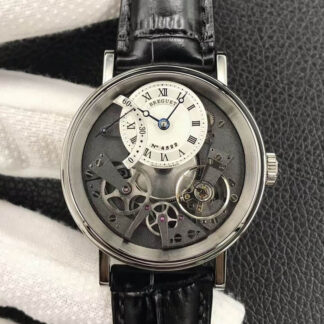 AAA Replica Breguet Tradition 7097 7097BB/G1/9WU ZF Factory Black Strap Mens Watch
