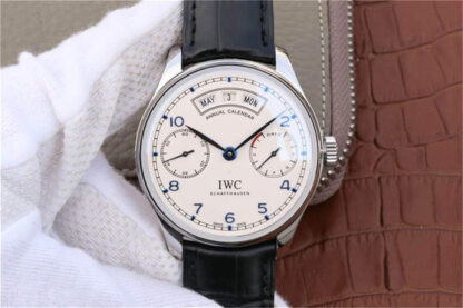 AAA Replica IWC Portugieser IW503501 ZF Factory Stainless Steel White Dial Mens Watch